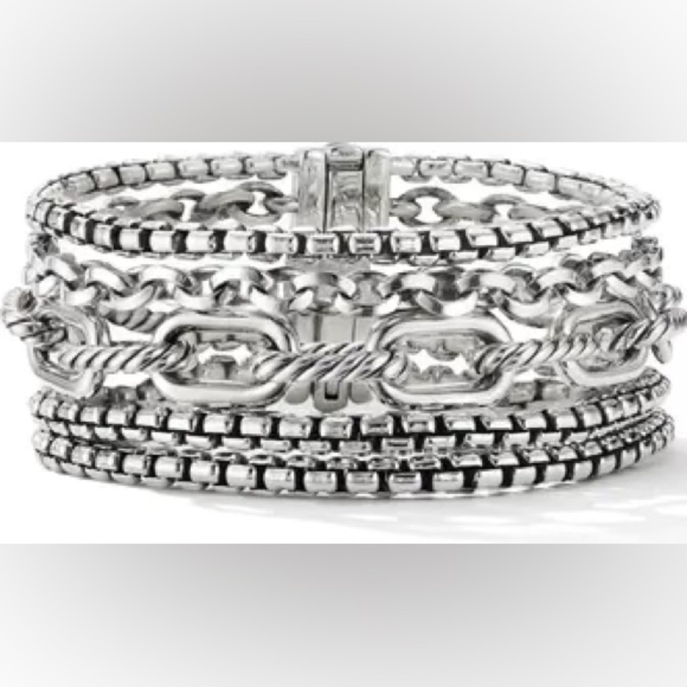 David Yurman Multi Row Chain Bracelet